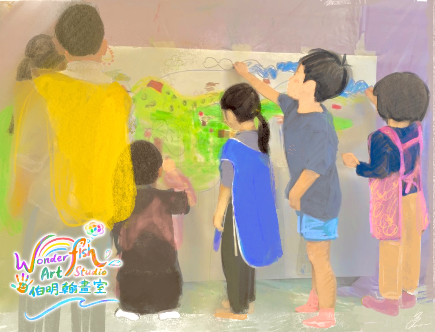 Wonderfish Art Studio: Reimagining Our City with Collage